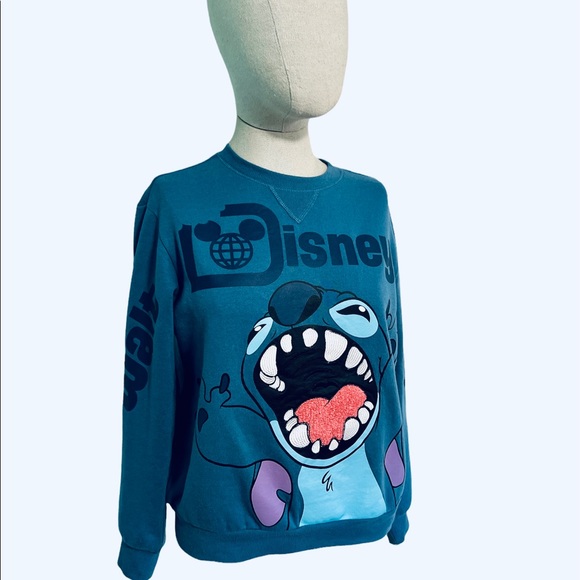 Walt Disney World Roaring Stitch Pullover Sweatshirt youth Large/ woman’s small